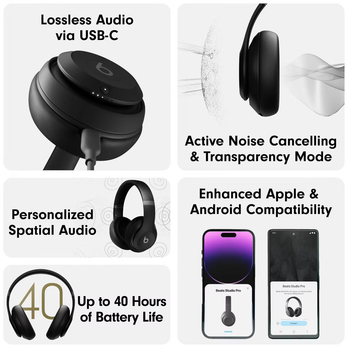 Beats Studio Pro Bluetooth Wireless Headphones
