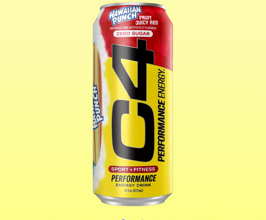 C4 Energy Zero Sugar Hawaiian Punch 16oz Can