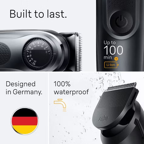 BRAUN ALL-IN-ONE STYLE KIT SERIES 5 AIO5490 RECHARGEABLE 9-IN-1 BODY, BEARD & HAIR TRIMMER