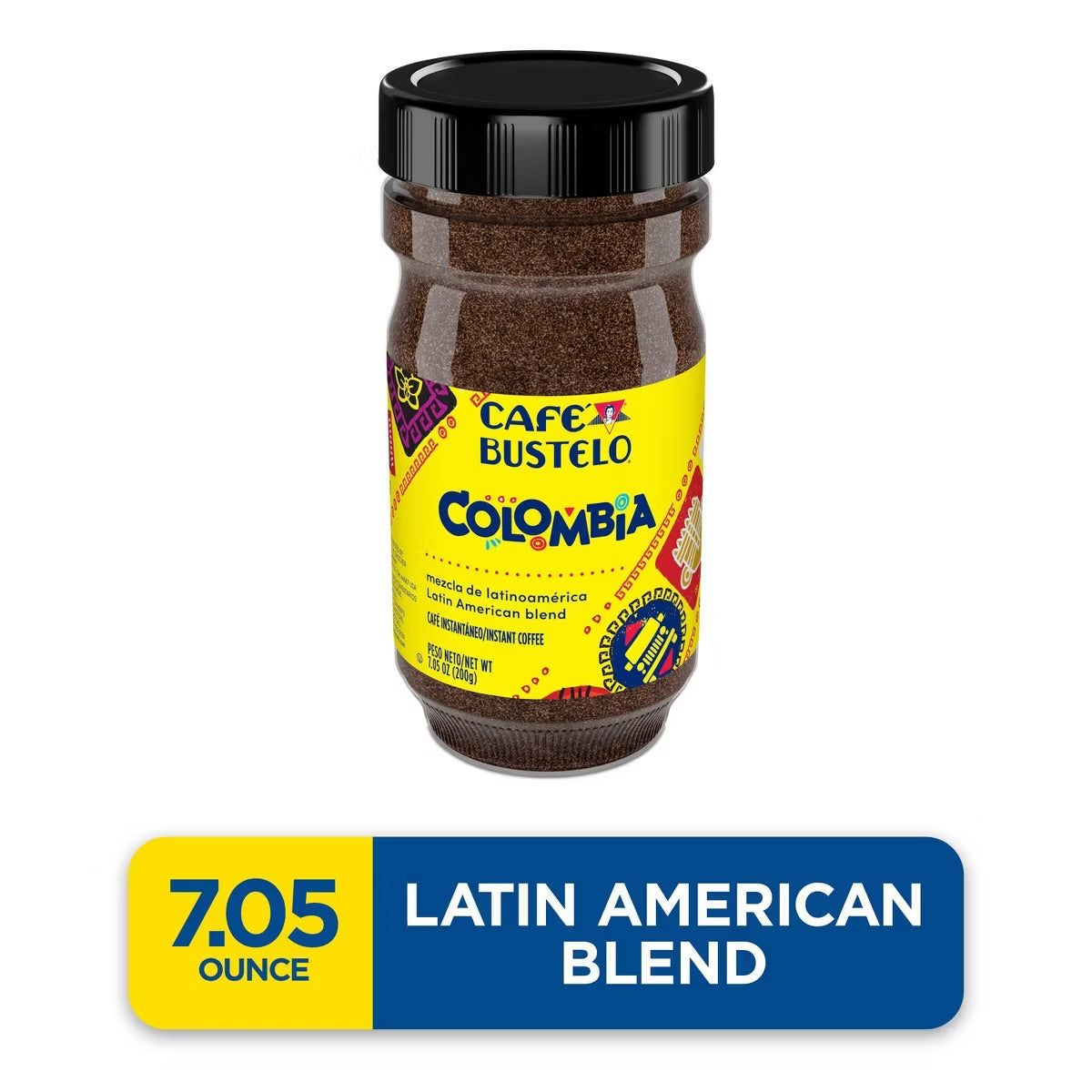 Café Bustelo Colombia Latin American Blend Instant Coffee - 7.05oz