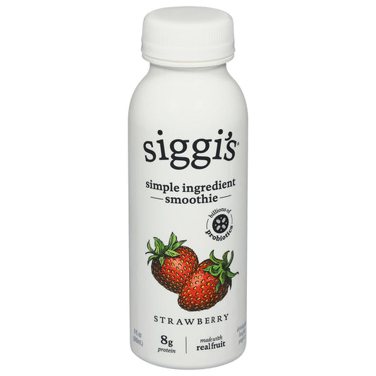Siggi's Probiotic Whole Milk Strawberry Drinkable Yogurt