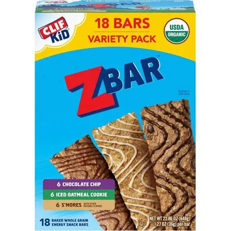 CLIF kids ZBar organic variety pack
