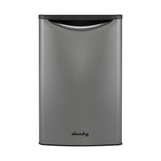 Danby 4.4 cu. ft. Contemporary Classic Compact Refrigerator in Stainless Steel Look