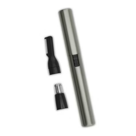 Wahl Lithium Ion Micro Groomsman 2-in-1 Cordless Battery Eyebrow and Nose Trimmer for Men with Rinseable Heads