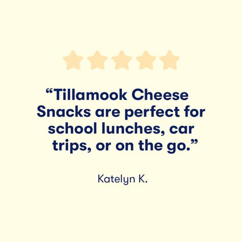 Tillamook Whole Milk Mozzarella Cheese Snack Portion - 7.5oz/10ct
