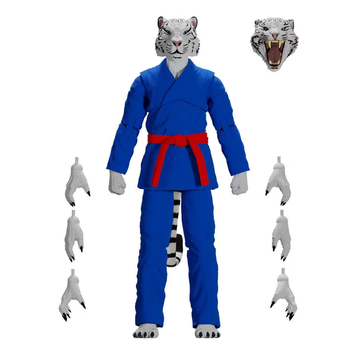 Zoo Jitsu Fighters Taj the White Tiger Action Figure
