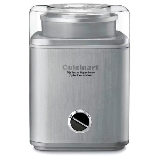Cuisinart Pure Indulgence 2qt Frozen Yogurt-Sorbet & Ice Cream Maker - Chrome - ICE-30BCP1: BPA-Free, 25 Min Cycle