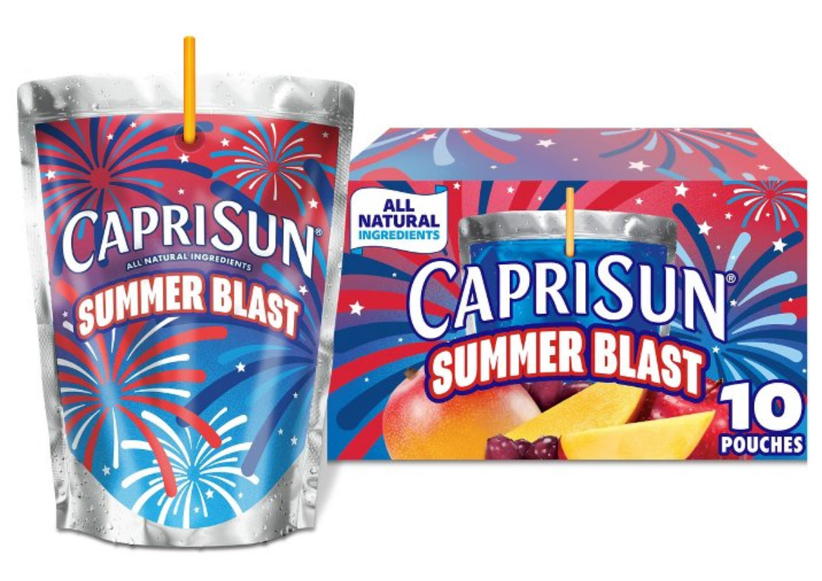 Capri Sun Summer Blast Passionfruit Mango Juice Boxes- 10pk/6 fl oz Pouches