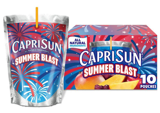 Capri Sun Summer Blast Passionfruit Mango Juice Boxes- 10pk/6 fl oz Pouches