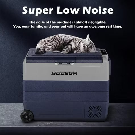 12 Volt Car Refrigerator, Portable Freezer with Dual Zone WIFI APP Control, 12/24V DC and 100-240V AC