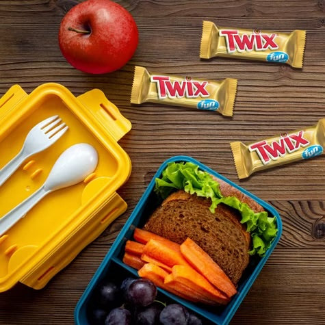Twix Fun Size Caramel Chocolate Cookie Bar Candy - 10.83oz