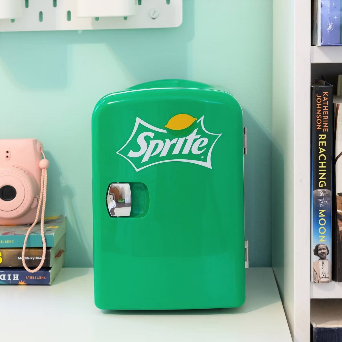 Coca-Cola Sprite 4L Cooler/Warmer 12V DC 110V AC Mini Fridge - Green: Portable Skincare Refrigerator, Thermoelectric
