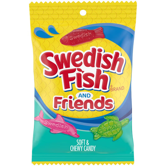 Swedish Fish & Friends Soft & Chewy Candy - 8oz