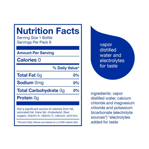 smartwater Vapor Distilled Water