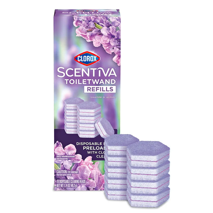Clorox Scentiva ToiletWand Refills | Lavender & Jasmine