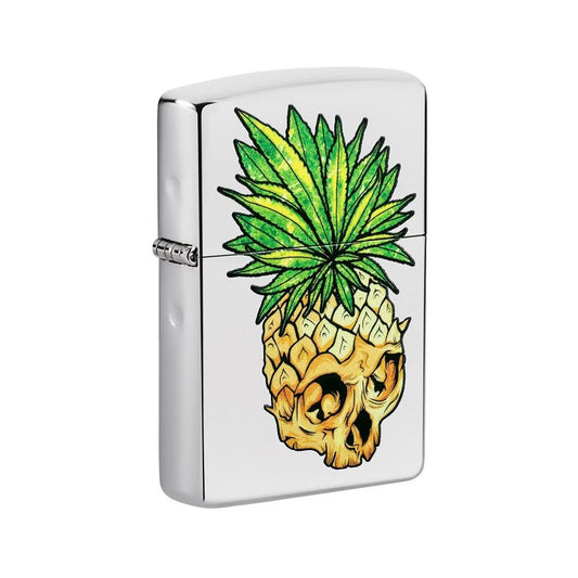 Zippo Leaf Skull Pineapple Design Windproof Lighter
