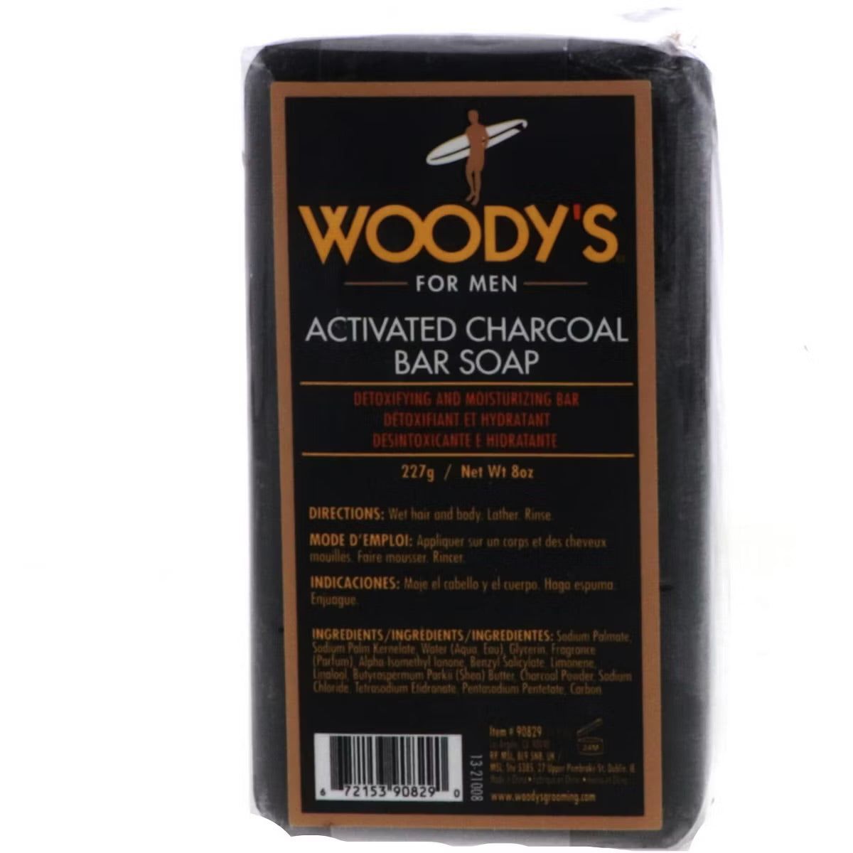 Woody's Black Charcoal Soap, 8 oz