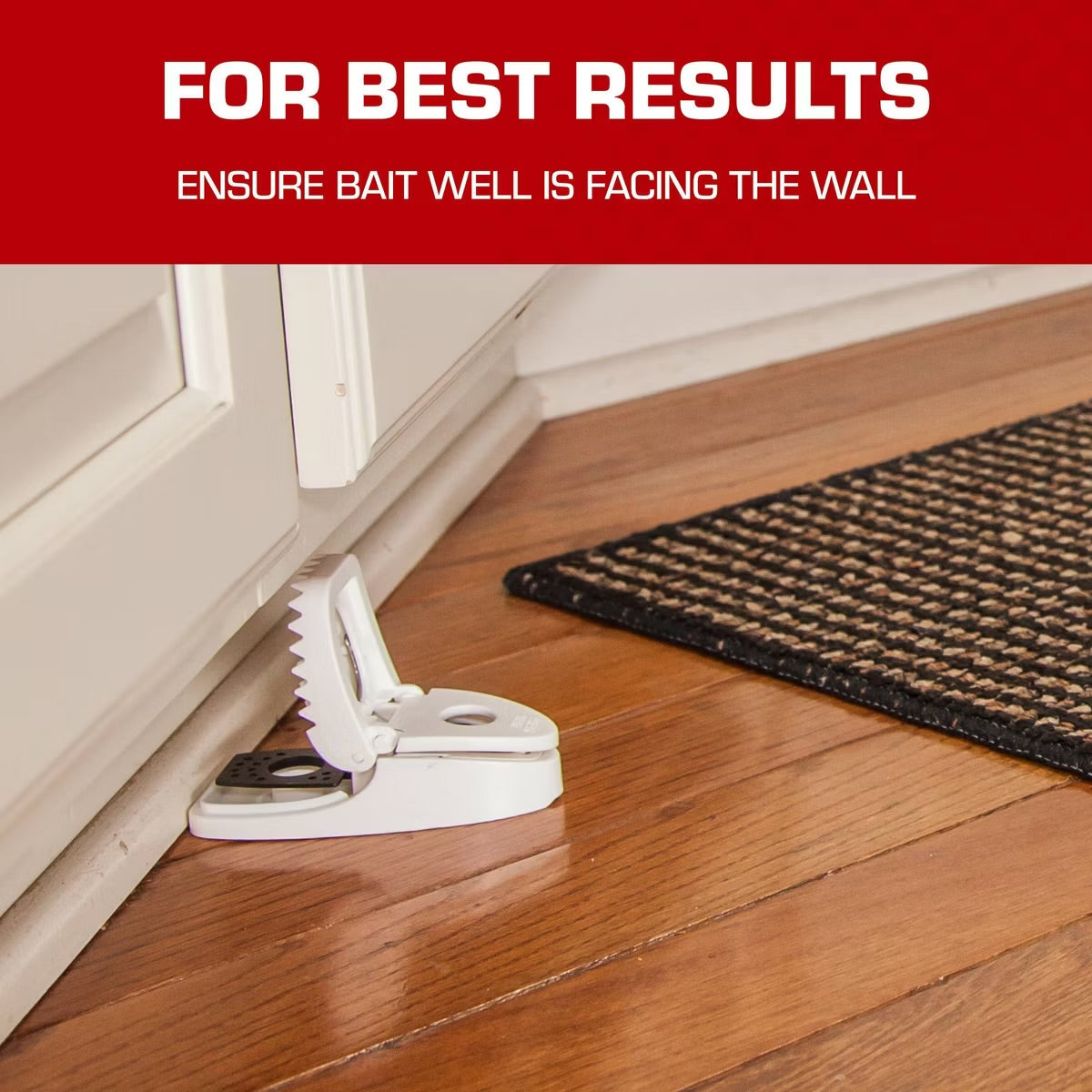 Tomcat 2pk Press 'N Set Mouse Trap: Easy-to-Use, No Assembly Required, Indoor & Outdoor Rodent Control