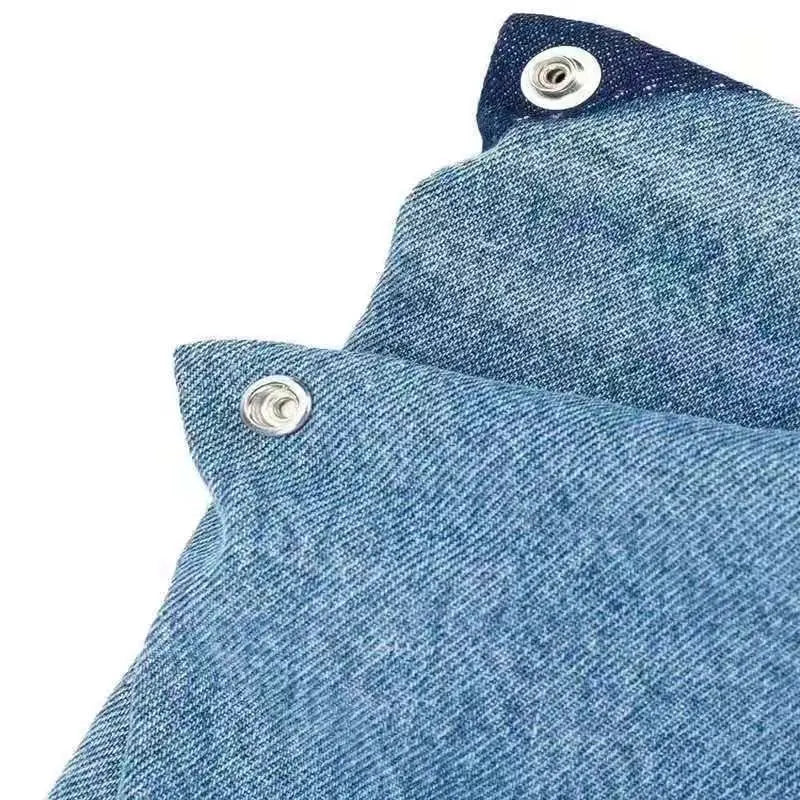 Sac fourre-tout portable unisexe Ins, sac en tissu denim pour adulte, design de niche, nouvelle mode, grande capacité, sac à bandoulière pour les déplacements