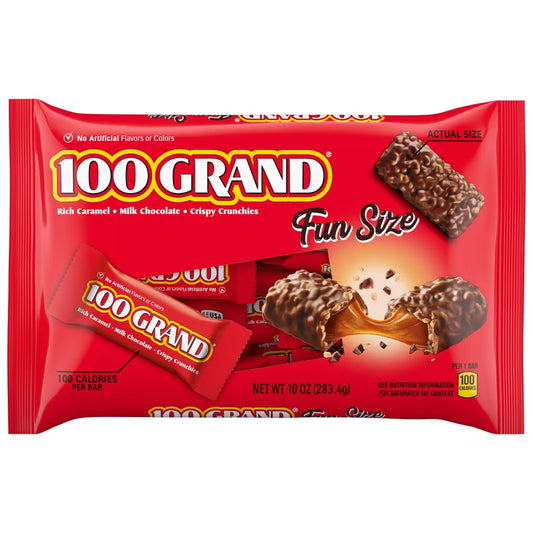 100 Grand Fun Size Chocolate Candy - 10oz