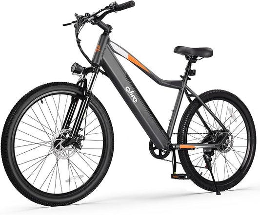 Qlife Cityone Electric Bike for Adults 26" Ebike with 2.1" Tire,UL2849 Certified Built-in Removable Battery, Peak 500W Motor Ebikes with 7 Speed Commuter Mountain Electric Bicycle