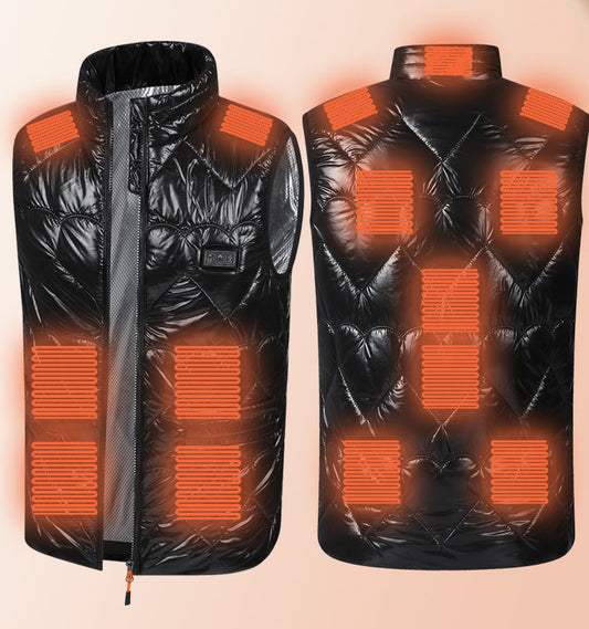 Gilet chauffant intelligent, combinaison chauffante électrique, clip en coton chauffant et chauffant, gilet de charge à température constante