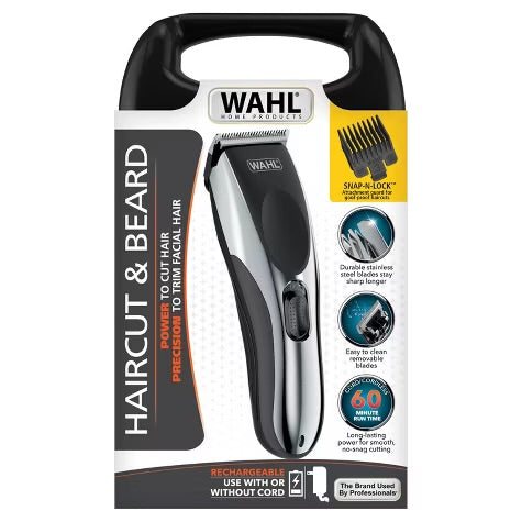 Wahl Cordless Haircut & Beard Power to Cut and Trim Facial Hair with Precision