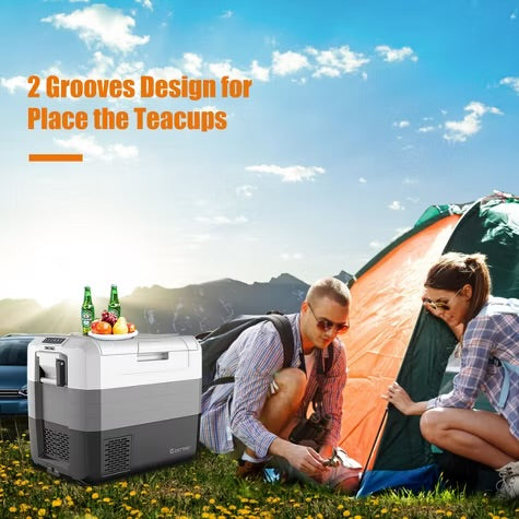 Costway 70 Quart Portable Electric Car Cooler Refrigerator Compressor Freezer for RVs Camping