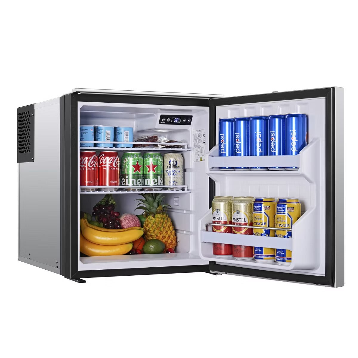 110L RV Portable Refrigerator and Freezer,Dual Modes Fast Cooling Compressor Fridge with Anti-Shock & Shake,Mini Car Fridge for Camping,Trips,Travel