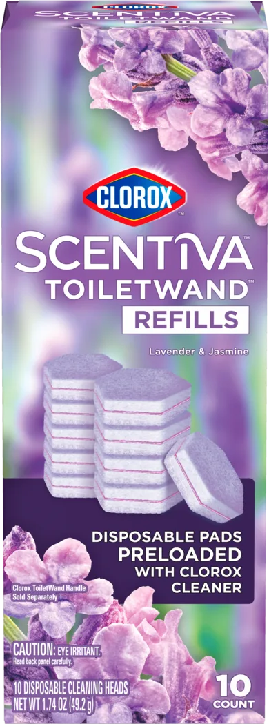 Clorox Scentiva ToiletWand Refills | Lavender & Jasmine