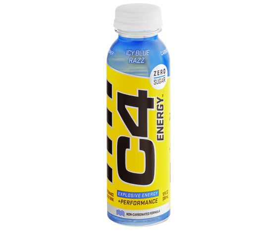 C4 Energy Icy Blue Razz Energy Drink 12 fl. oz. Bottle