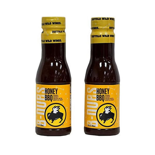 Buffalo Wild Wings Honey BBQ Sauce, 12 fl oz (Pack of 2)