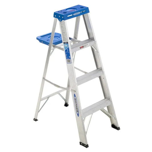 Werner 4' Type I Aluminum Step Ladder
