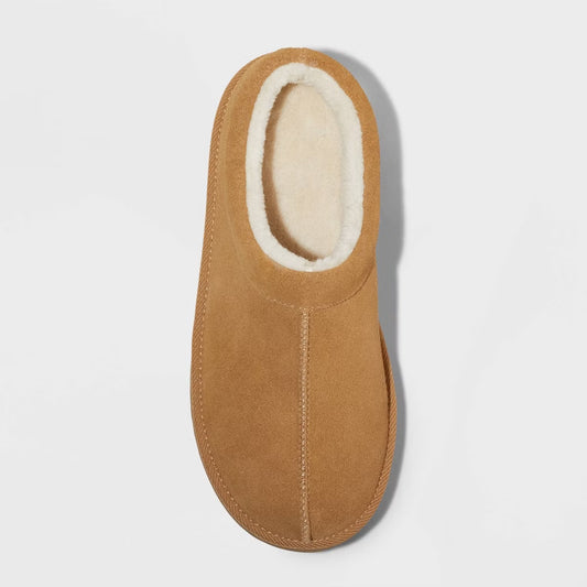 Tieuq Genuine Suede Clog Slippers - Auden™
