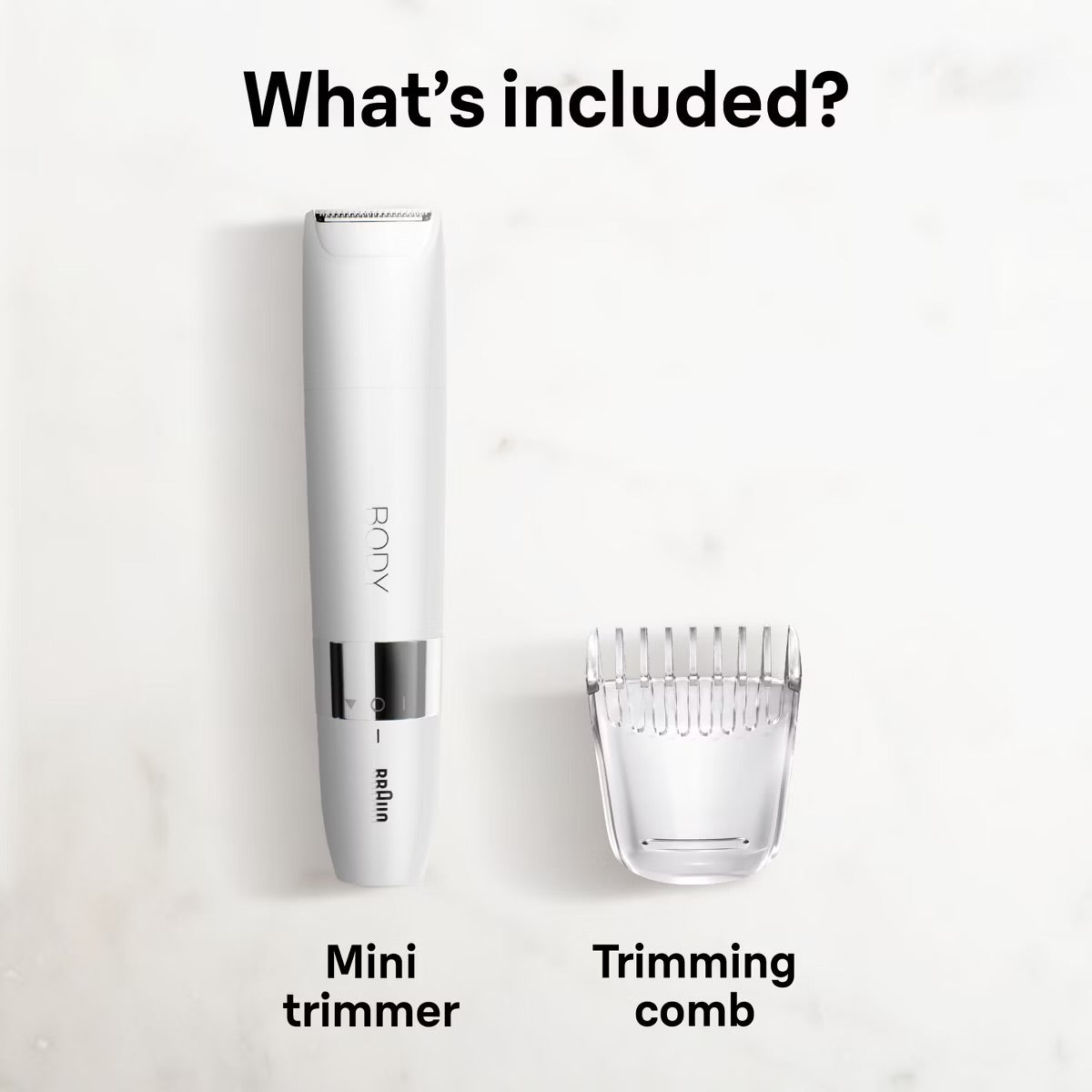 Braun Smooth Skin Women's Mini Hair Trimmer - BS1000