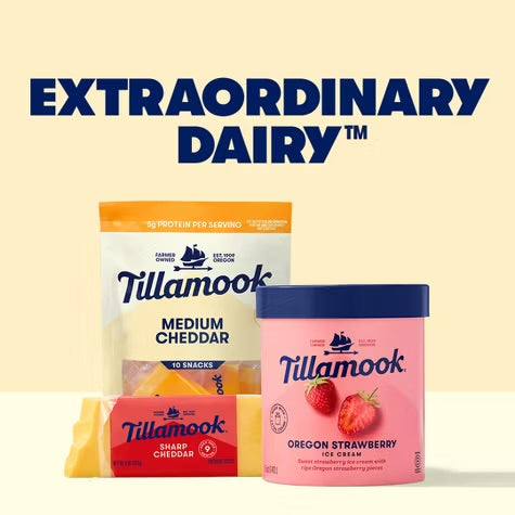 Tillamook Whole Milk Mozzarella Cheese Snack Portion - 7.5oz/10ct