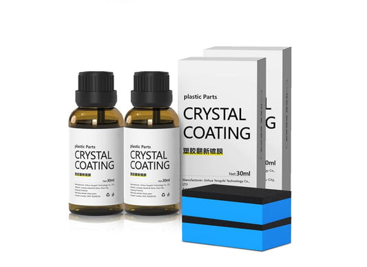 2 Pack Plastic Repairer for Cars Resists Water, UV Rays, Dirt, Ceramic Coating, Not Dressing, Last Over 200 Washes, Highly Concentrated, 30ml
