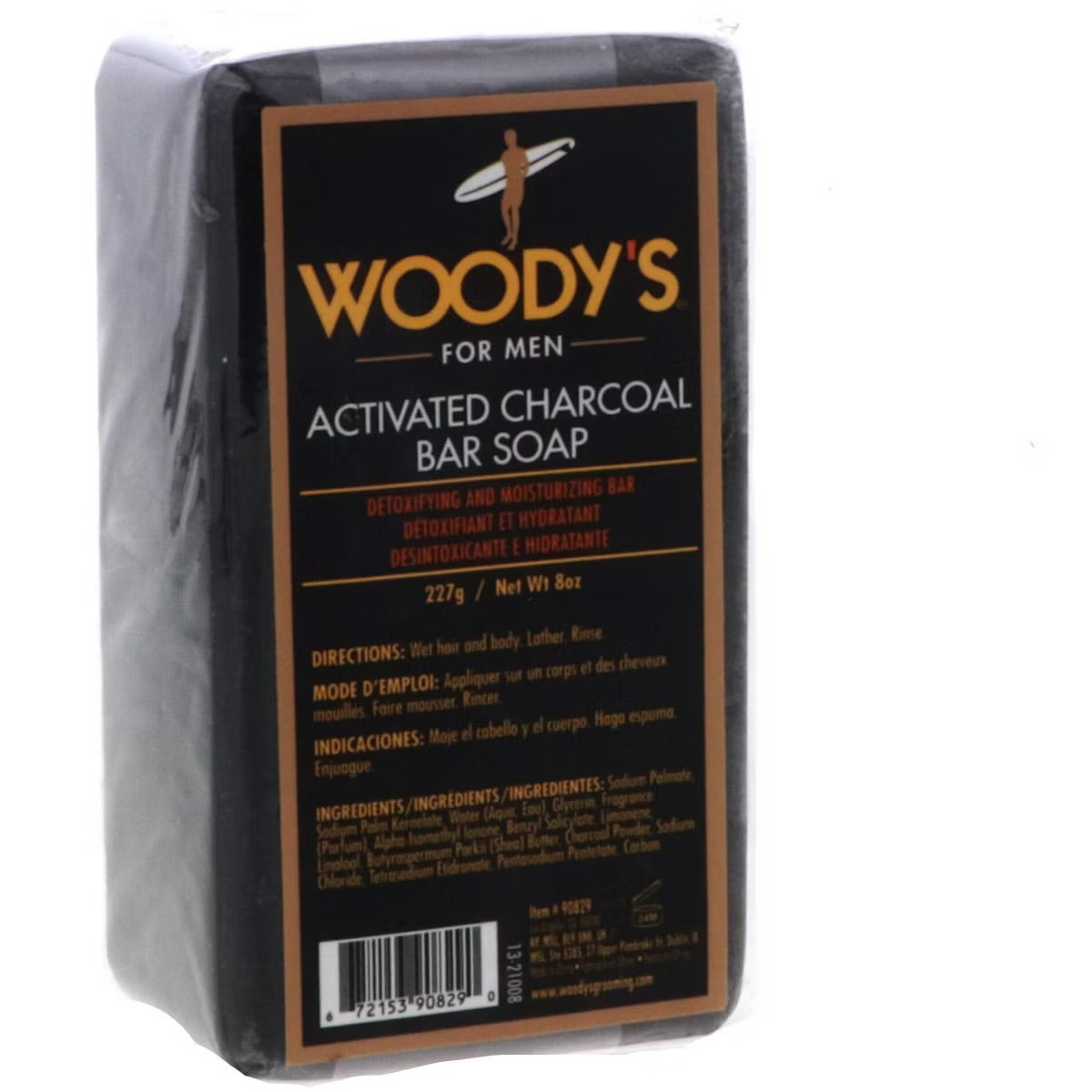 Woody's Black Charcoal Soap, 8 oz