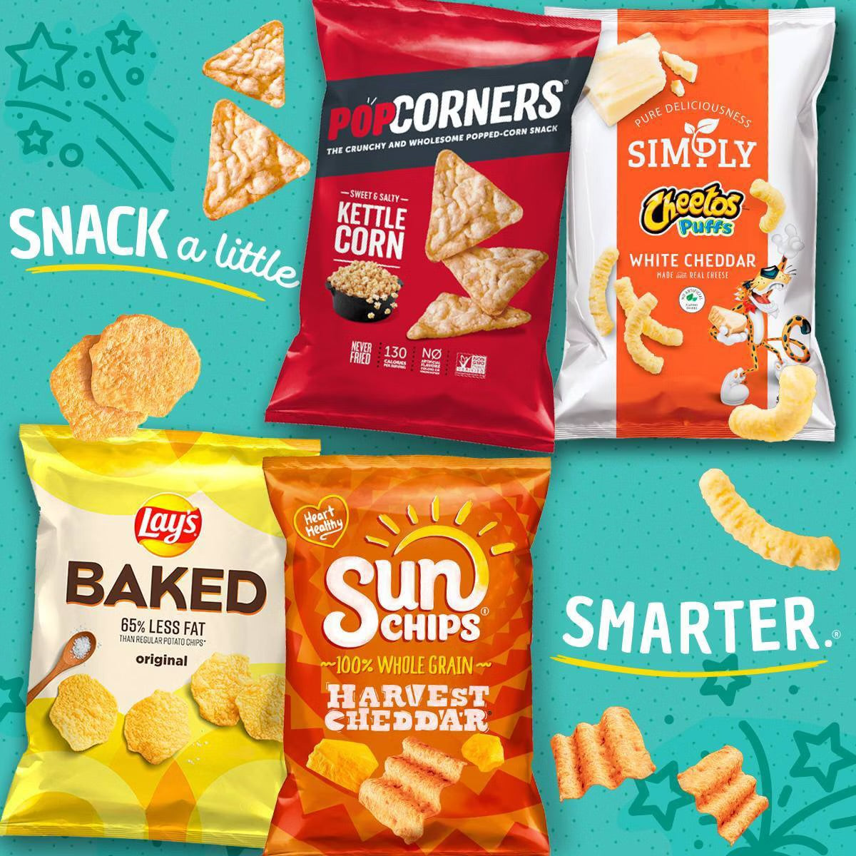 Ruffles Oven Baked Cheddar & Sour Cream Potato Chips - 6.25oz