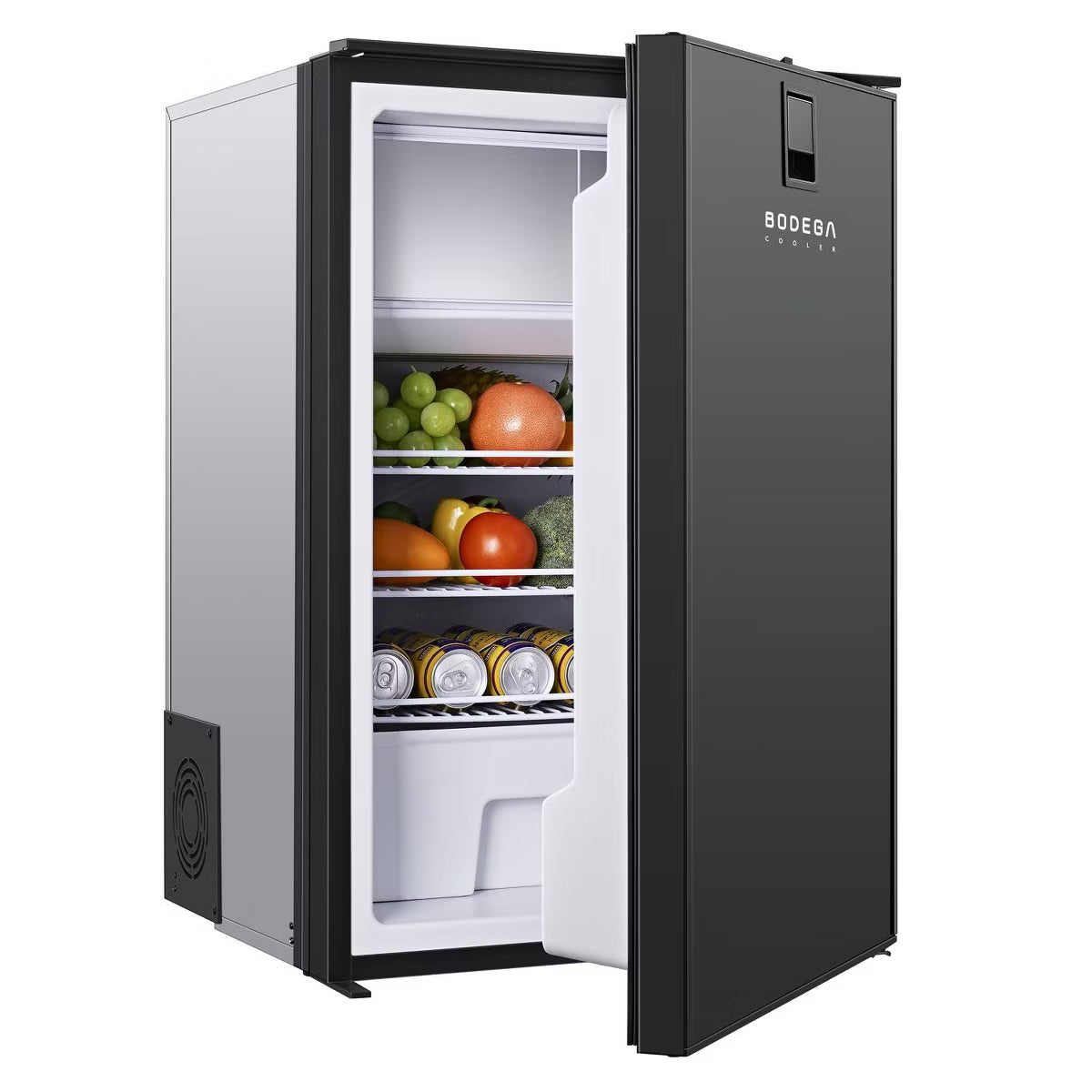 110L RV Portable Refrigerator and Freezer,Dual Modes Fast Cooling Compressor Fridge with Anti-Shock & Shake,Mini Car Fridge for Camping,Trips,Travel