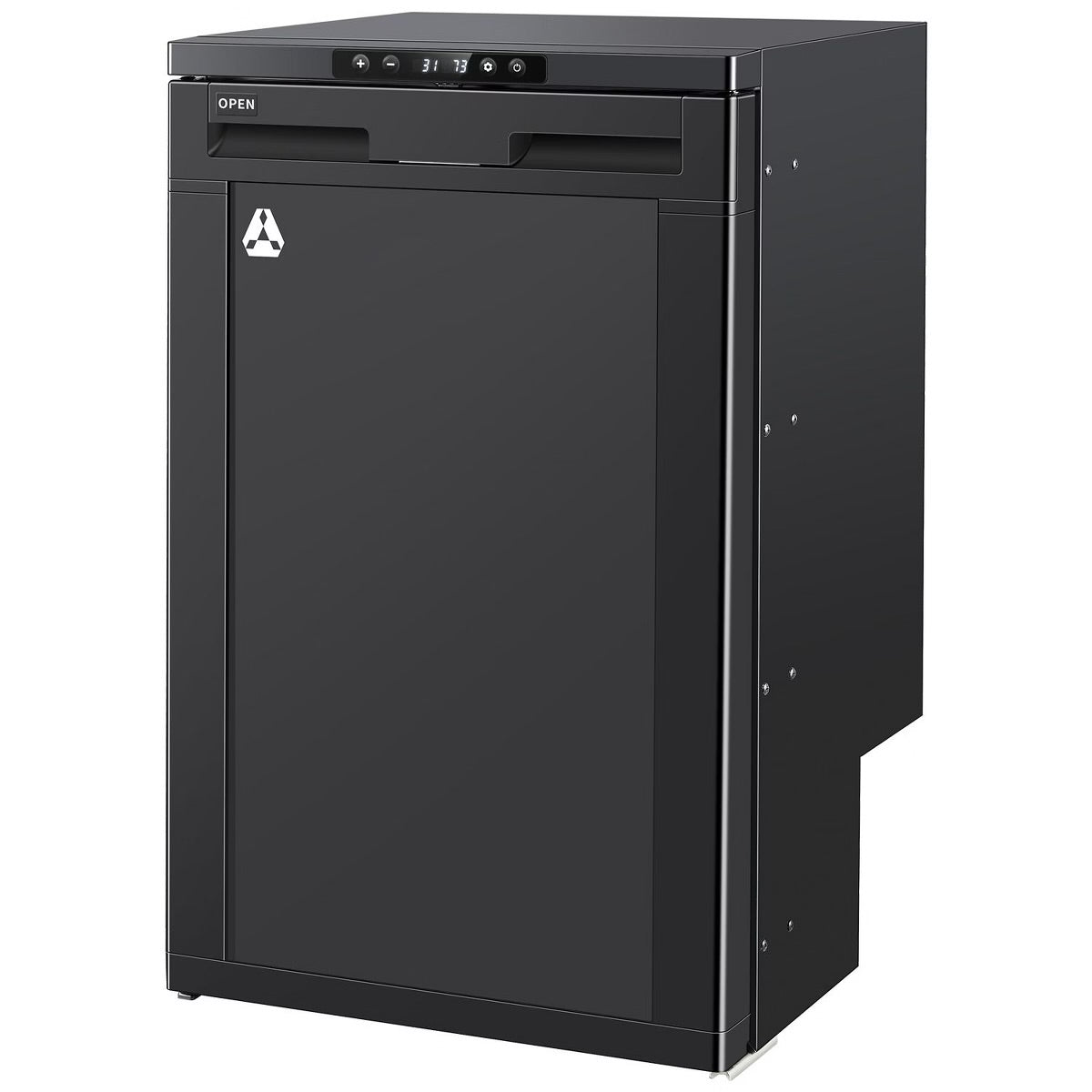 83L Dual Zone Fridge and Freezer, RV Refrigerator with WIFI APP Control, 12 Volt Portable Fridge with Door Lock,3 levels (H/M/L) of battery protection