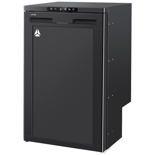 83L Dual Zone Fridge and Freezer, RV Refrigerator with WIFI APP Control, 12 Volt Portable Fridge with Door Lock,3 levels (H/M/L) of battery protection