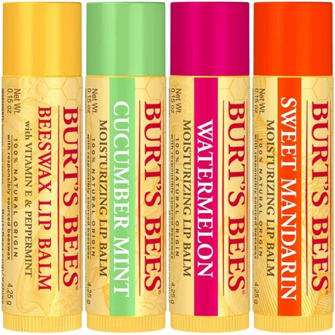 Burt's Bees Freshly Picked Lip Balm - 4pk