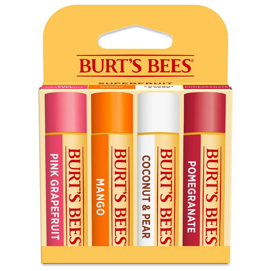Burt's Bees Superfruit Lip Balm - 4ct