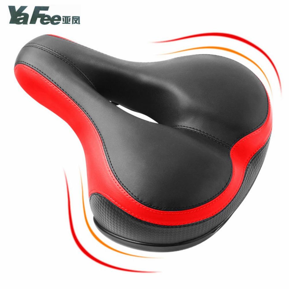 YAFEE Bicycle Saddle Reflective Shockproof Bike Seat  MTB Mountain Bike Cycling Soft Seat Cover Cushion YF-1057