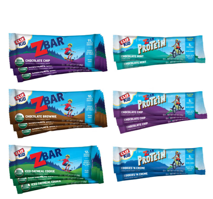 CLIF KID ZBAR Protein Snack Bar Variety Pack - 20.32oz/16ct