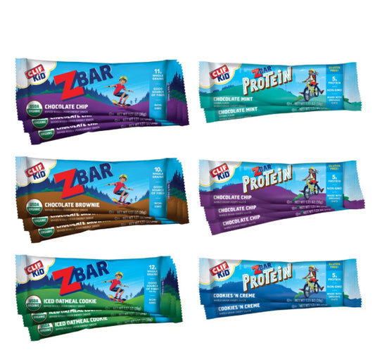 CLIF KID ZBAR Protein Snack Bar Variety Pack - 20.32oz/16ct