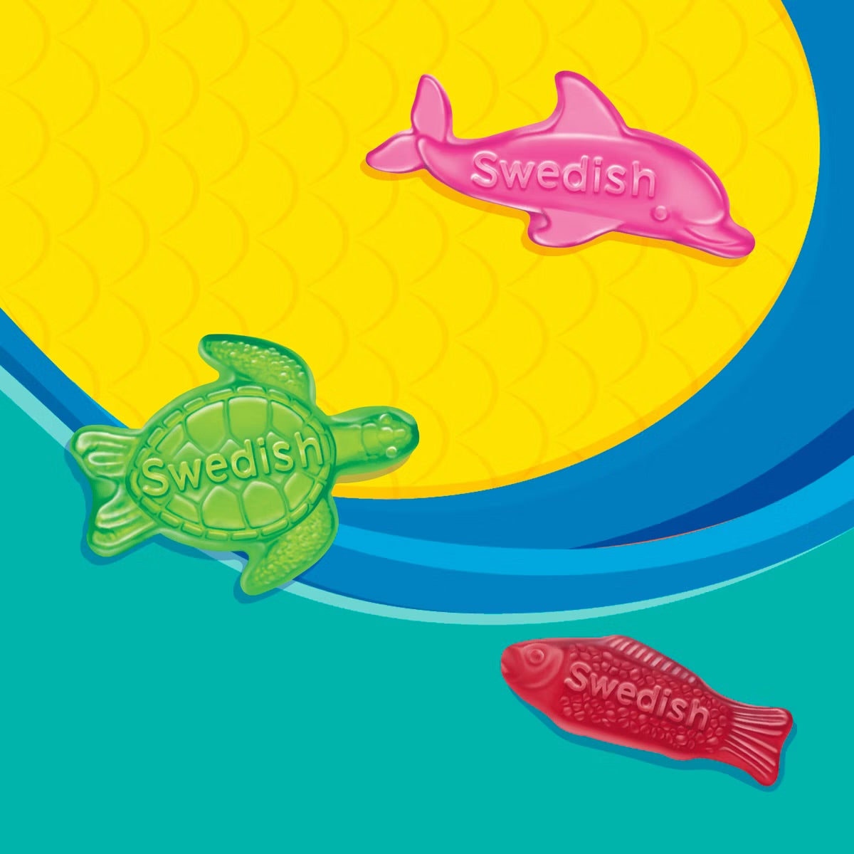 Swedish Fish & Friends Soft & Chewy Candy - 8oz