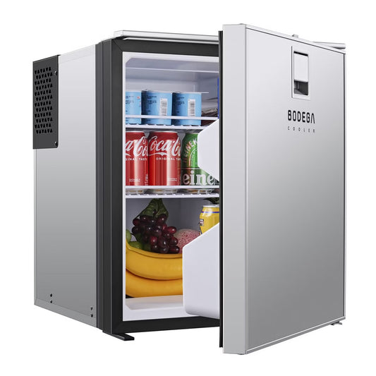 110L RV Portable Refrigerator and Freezer,Dual Modes Fast Cooling Compressor Fridge with Anti-Shock & Shake,Mini Car Fridge for Camping,Trips,Travel