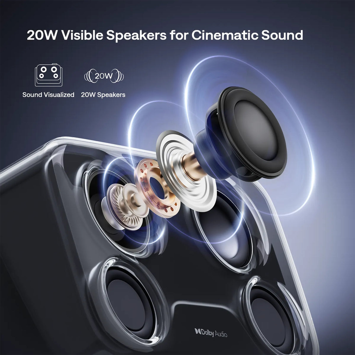 Aurzen BOOM mini Smart Projector with Google TV